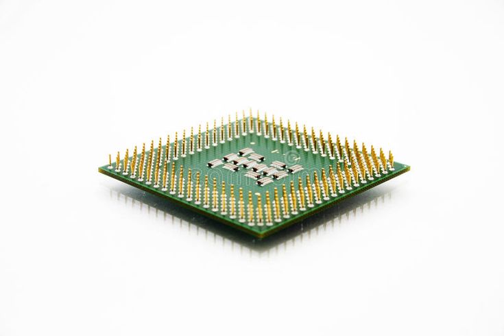 Computer chip stock photo_ Image of pins, board, square - 13980642